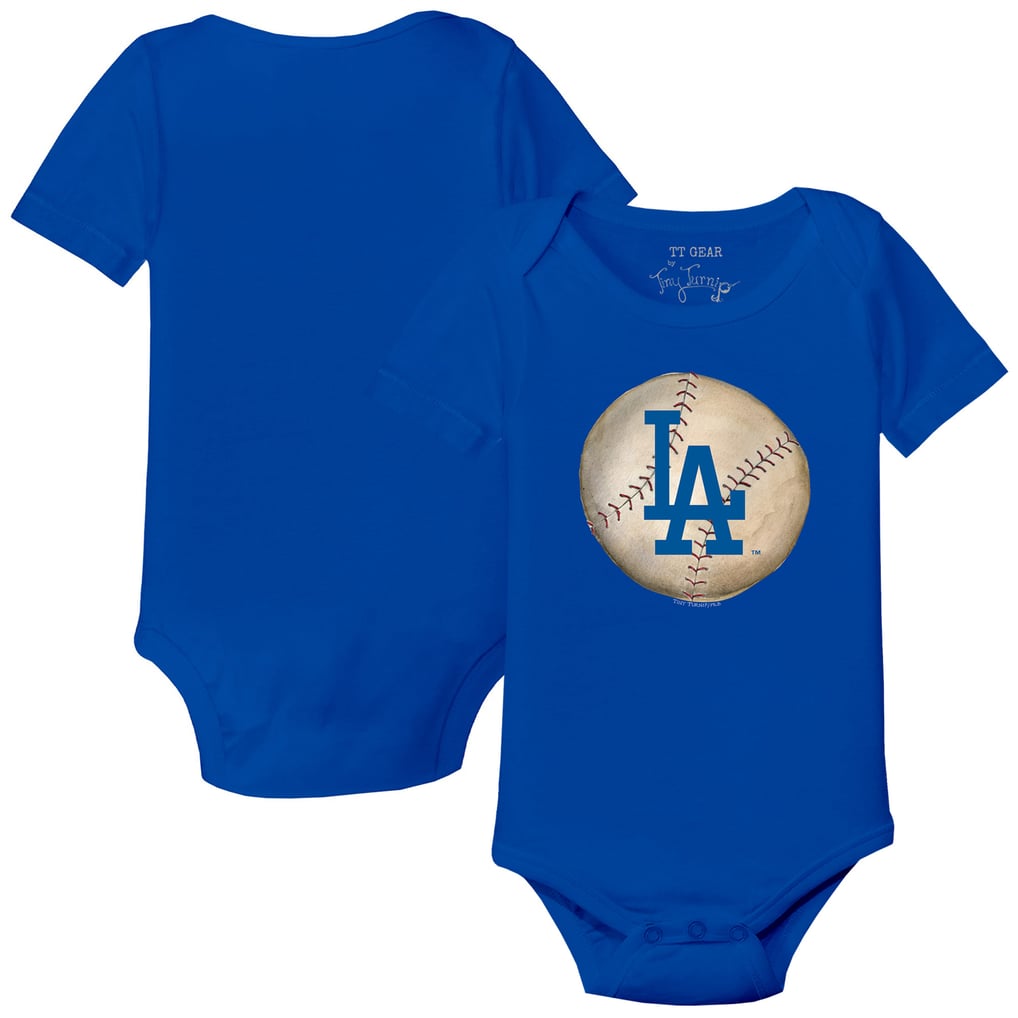 Los Angeles Dodgers Tiny Turnip Infant Stitched Baseball Bodysuit - Royal