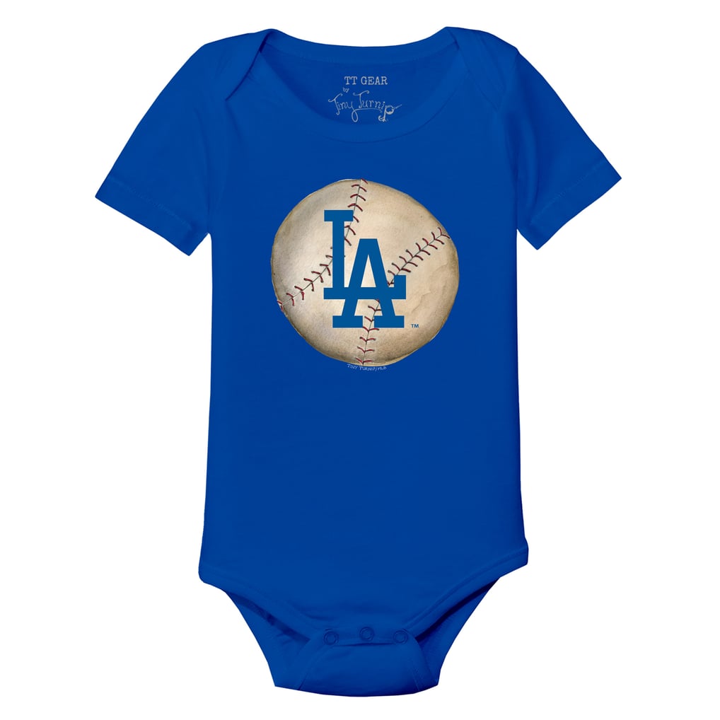 Los Angeles Dodgers Tiny Turnip Infant Stitched Baseball Bodysuit - Royal