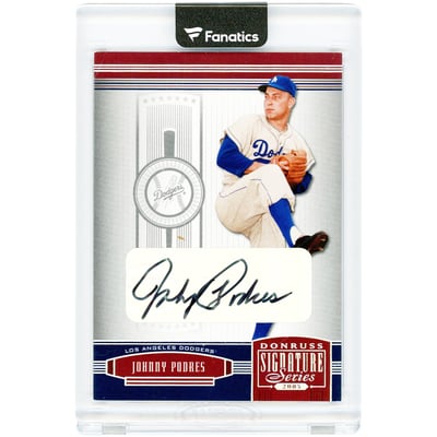 Johnny Podres Los Angeles Dodgers Autographed 2005 Donruss Signature Series #62 Card
