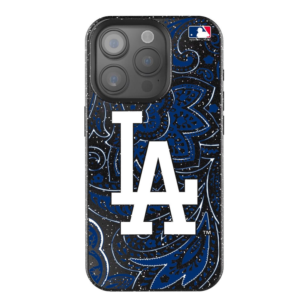 Los Angeles Dodgers Keyscaper Paisley Bling iPhone Case
