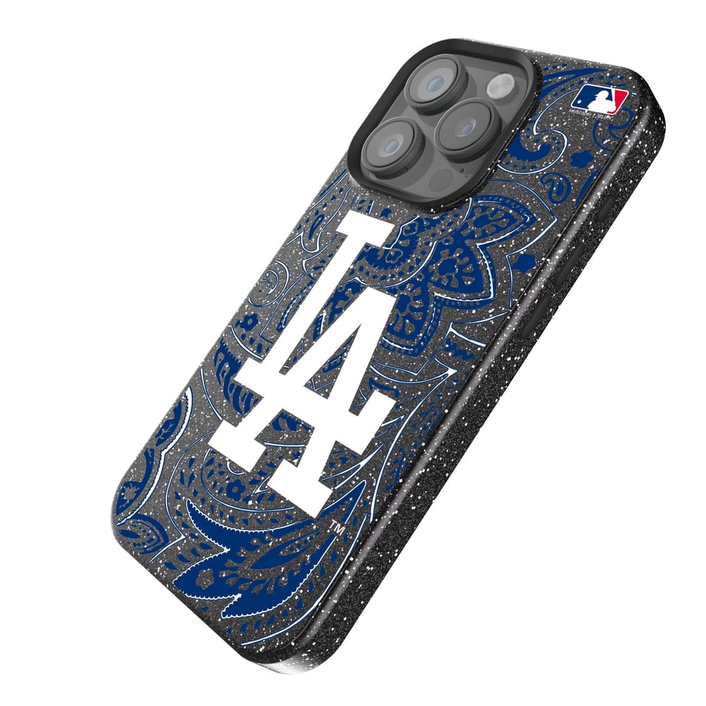 Los Angeles Dodgers Keyscaper Paisley Bling iPhone Case