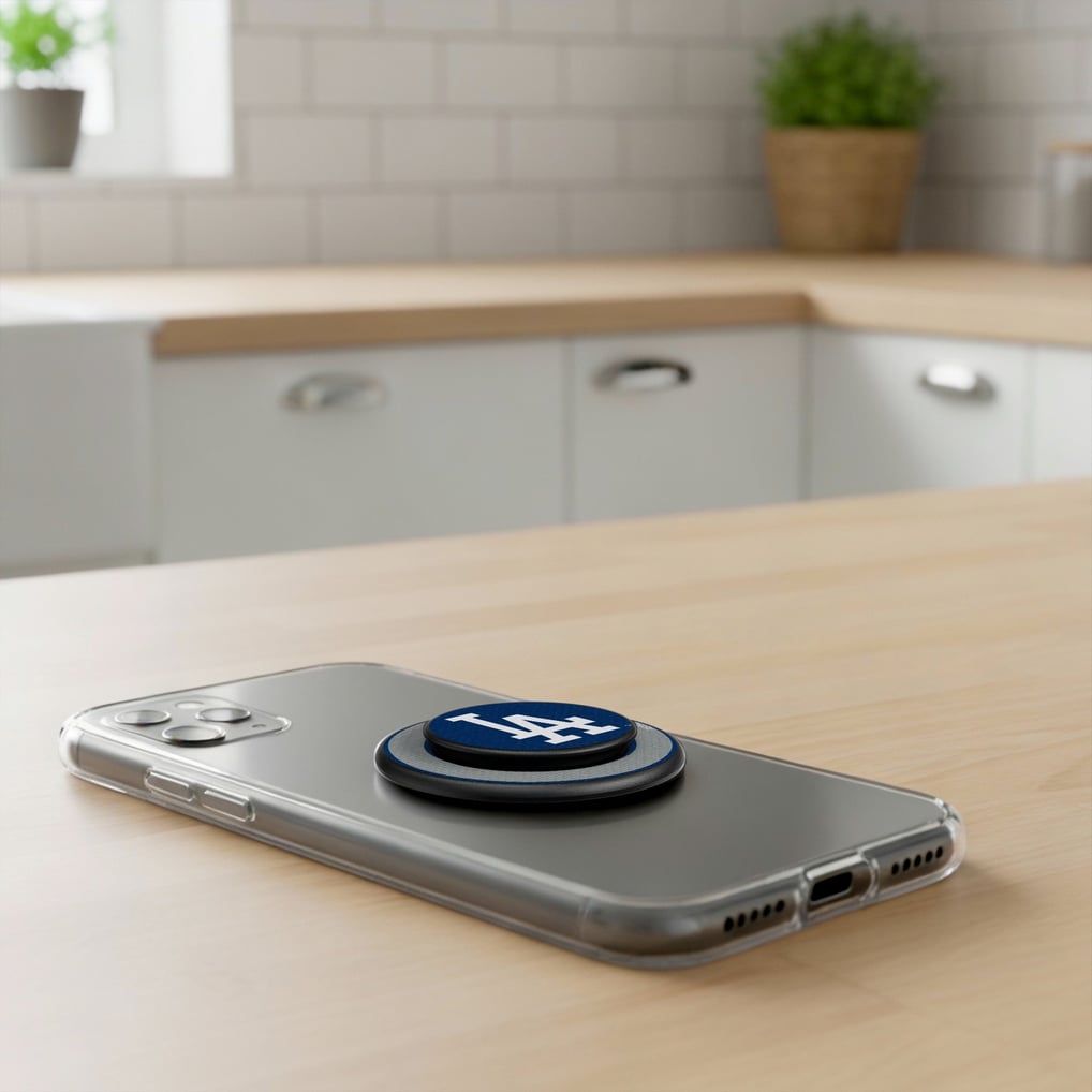 Los Angeles Dodgers Keyscaper PopSockets Magnetic Phone Grip & Stand