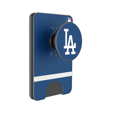Los Angeles Dodgers Keyscaper Stripe PopSockets Magnetic Wallet