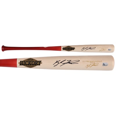 Kyle Tucker Los Angeles Dodgers Autographed Fanatics Authentic Old Hickory Game Model Bat