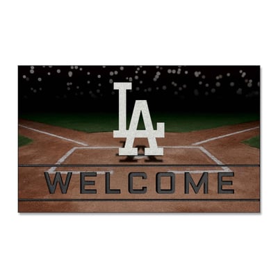 Los Angeles Dodgers Logo Brands 18" x 30" Crumb Rubber Door Mat