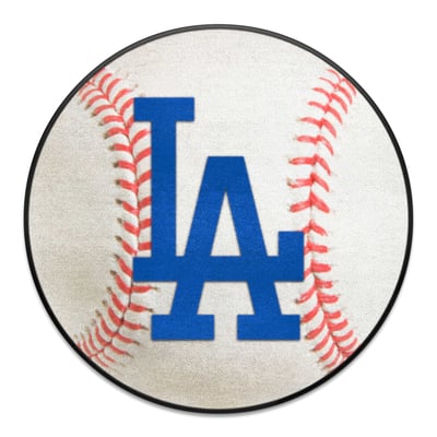 Los Angeles Dodgers Logo Brands 27" Diameter Baseball Mat