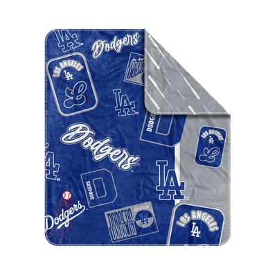 Los Angeles Dodgers Logo Brands 50" x 60" Dream Weave Throw Blanket