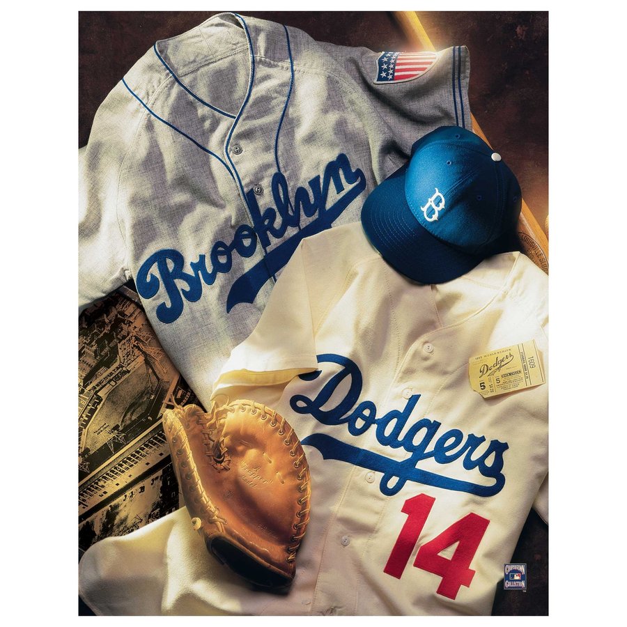 Los Angeles Dodgers 11'' x 14'' Vintage Collage Wall Decor