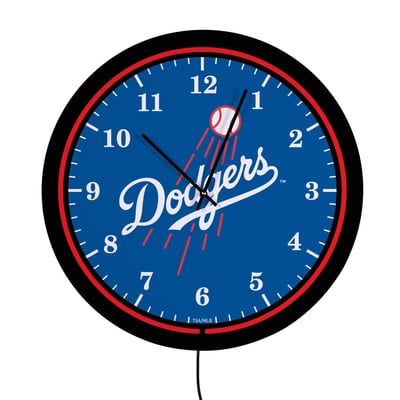 Los Angeles Dodgers 18" Lighted Round LED Wall Clock