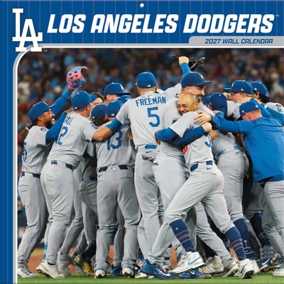 Los Angeles Dodgers 2027 12” x 12” Team Wall Calendar
