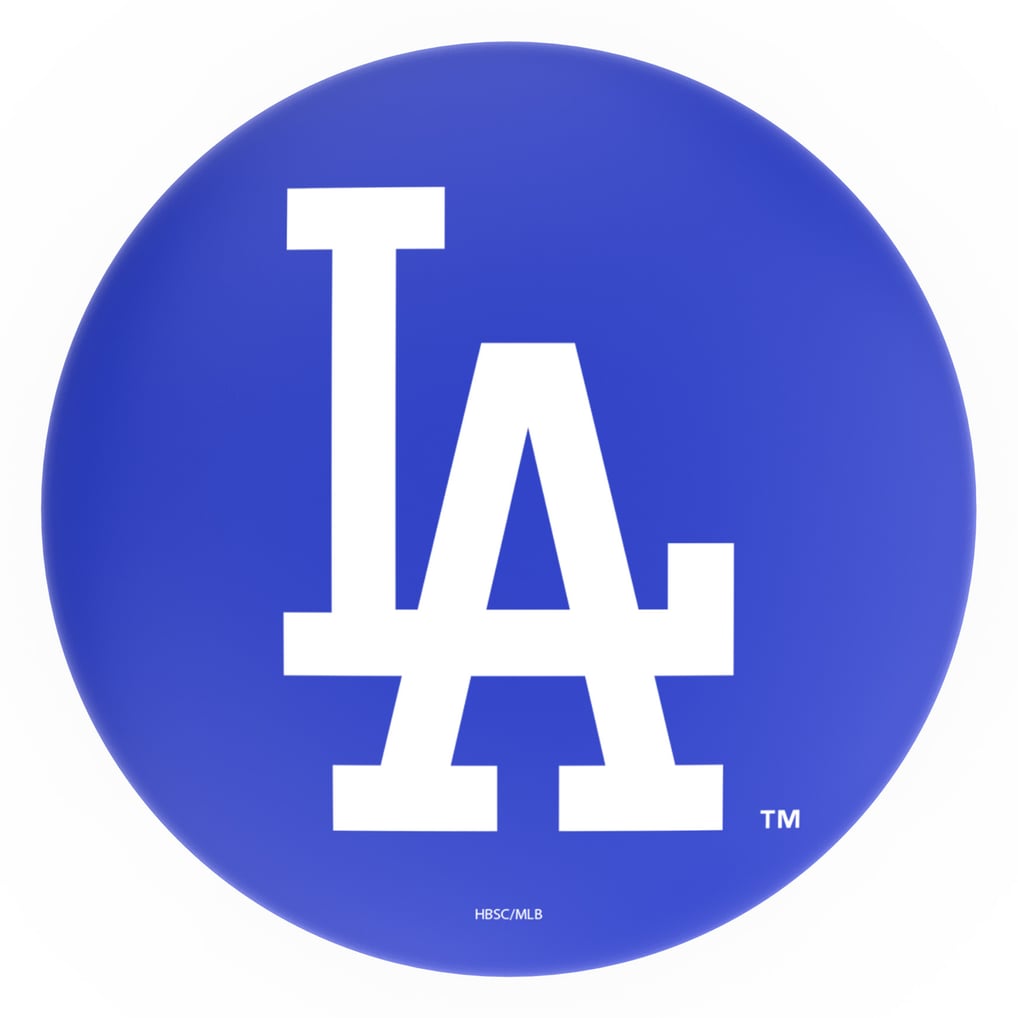 Los Angeles Dodgers 25" Double Ring Chrome Swivel Counter Stool