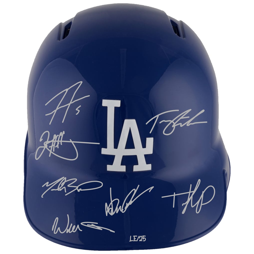 Los Angeles Dodgers Autographed Fanatics Authentic 2024 World 