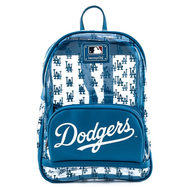 Los Angeles Dodgers Clear Allover Print Mini Backpack display picture 1