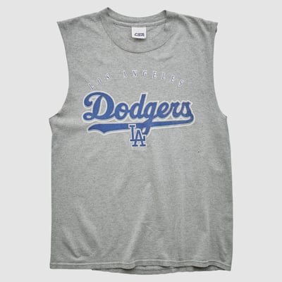 Los Angeles Dodgers CSA 2000s Tank - Heather Gray - M by Fanatics Real Vintage