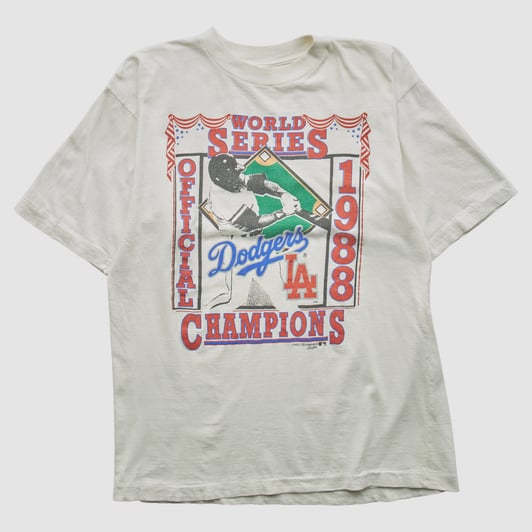 Los Angeles Dodgers Logo 7 1988 T-shirt - White - S by Fanatics Real Vintage
