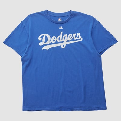 Los Angeles Dodgers Majestic 2010s T-shirt - Blue - L by Fanatics Real Vintage