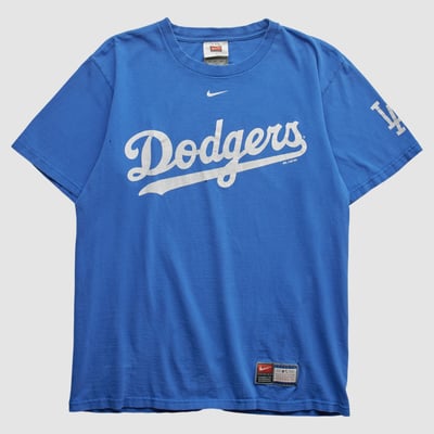 Los Angeles Dodgers Nike 2000s T-shirt - Blue - S by Fanatics Real Vintage