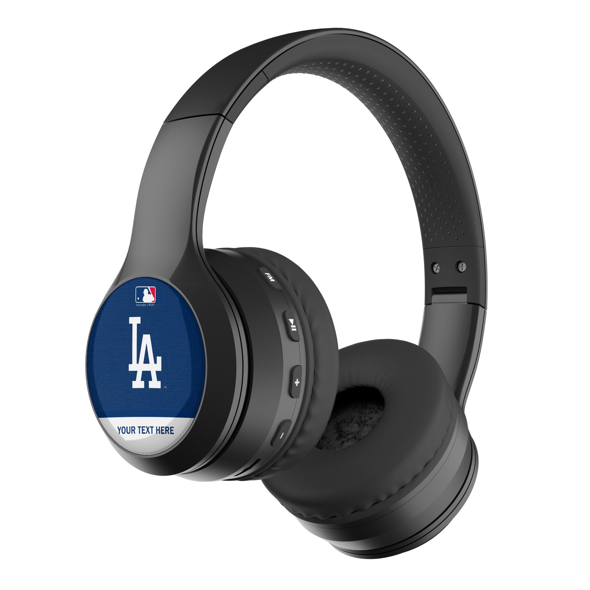 Los Angeles Dodgers Personalized Wireless Bluetooth Headphones & Case