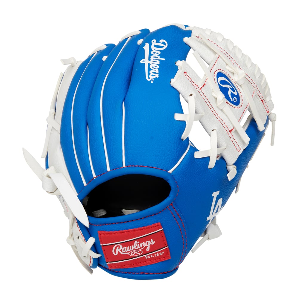 Guantes Rawlings "10" Azul con Blanco LA - De niños