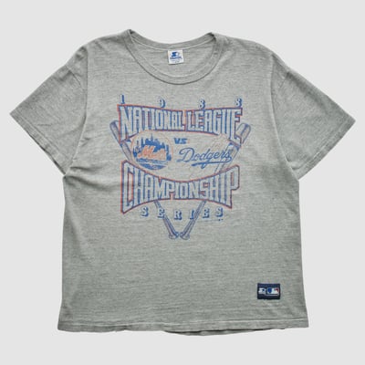 Los Angeles Dodgers Starter 1988 T-shirt - Heather Gray - L by Fanatics Real Vintage