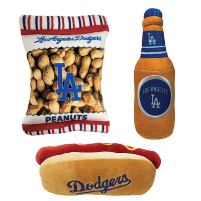 Los Angeles Dodgers Three-Piece Chew Toy Bundle