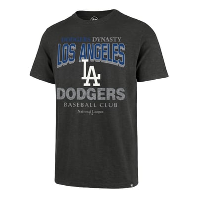 Los Angeles Dodgers '47 Head On Scrum T-Shirt - Charcoal