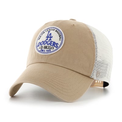  Los Angeles Dodgers '47 Clean Up Adjustable Hat - Khaki