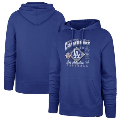Los Angeles Dodgers '47 2024 National League Champions Headline Pullover Hoodie – Royal