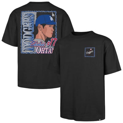 Shohei Ohtani Los Angeles Dodgers '47 Profile Foundation T-Shirt - Black
