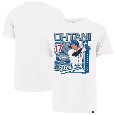 Shohei Ohtani Los Angeles Dodgers '47 Caricature T-Shirt - White