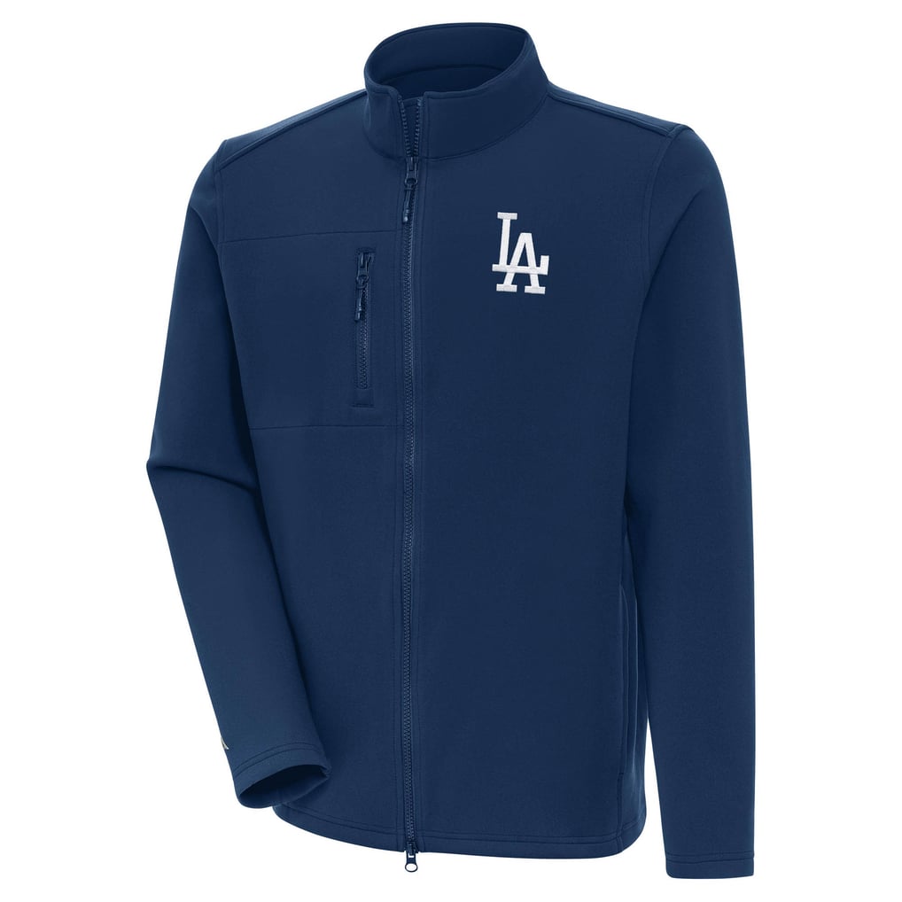  Los Angeles Dodgers Antigua Objection Full-Zip Jacket - Navy