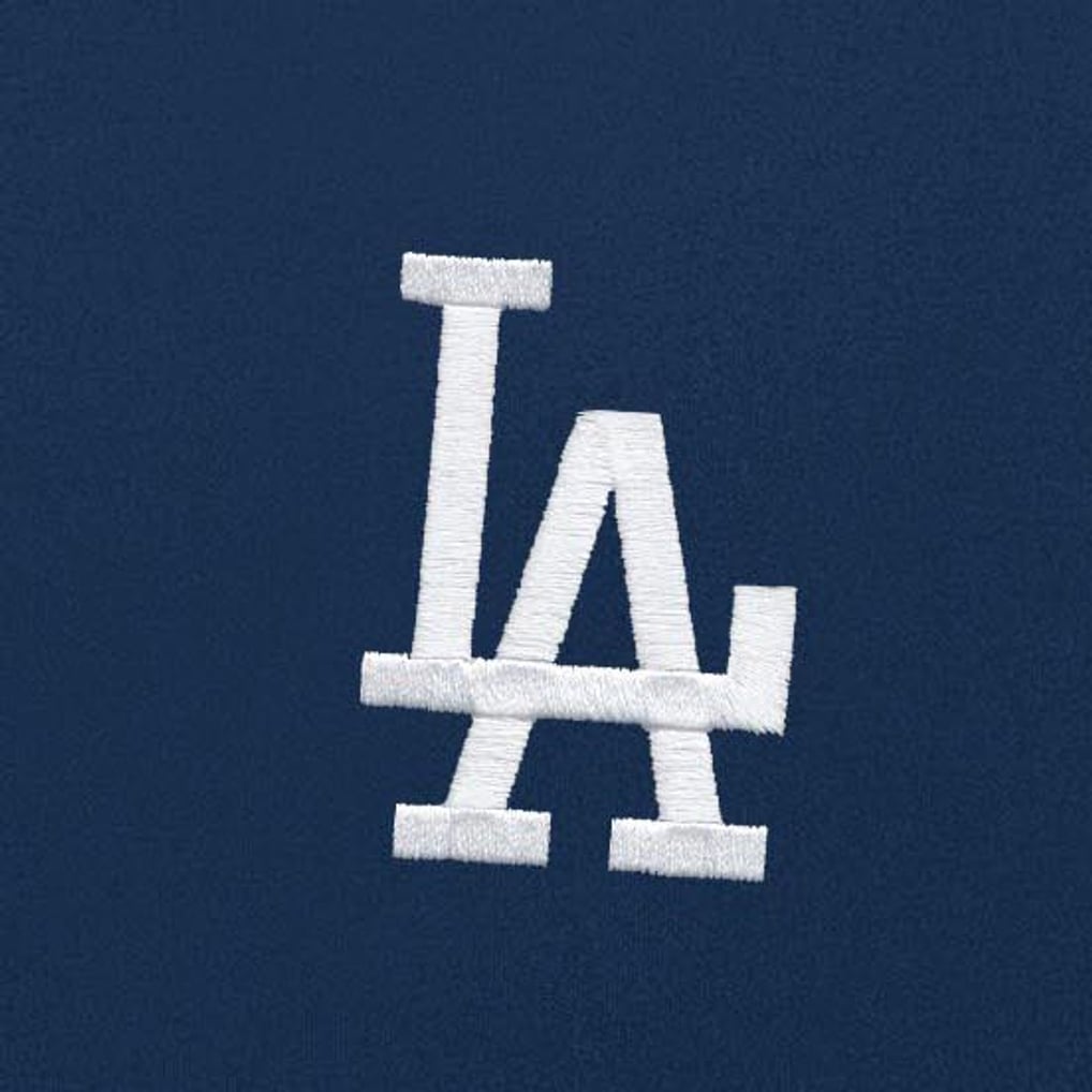  Los Angeles Dodgers Antigua Objection Full-Zip Jacket - Navy
