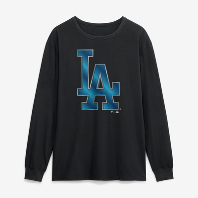 Los Angeles Dodgers  Forged Mascot Long Sleeve T-Shirt - Black