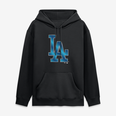 Los Angeles Dodgers  Metallic Mascot Hoodie - Black