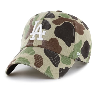 Los Angeles Dodgers Carhartt x '47 Duck Clean Up Adjustable Hat - Camo