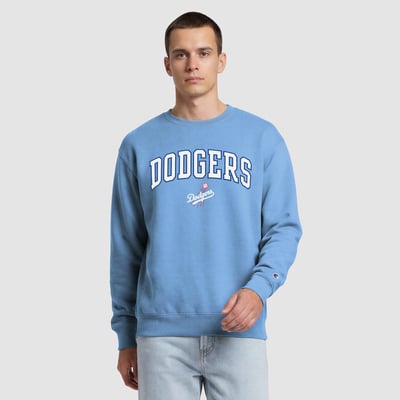  Los Angeles Dodgers Champion Fleece Crew Sweatshirt - Light Blue