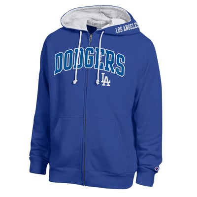  Los Angeles Dodgers Champion Fleece Full-Zip Hoodie - Royal