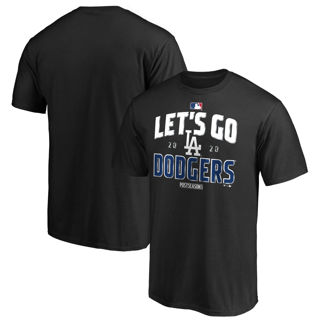 Los Angeles Dodgers Fanatics 2020 Division Series Winner Locker Room T-Shirt - Black