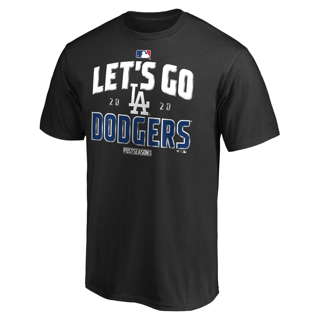 Los Angeles Dodgers Fanatics 2020 Division Series Winner Locker Room T-Shirt - Black