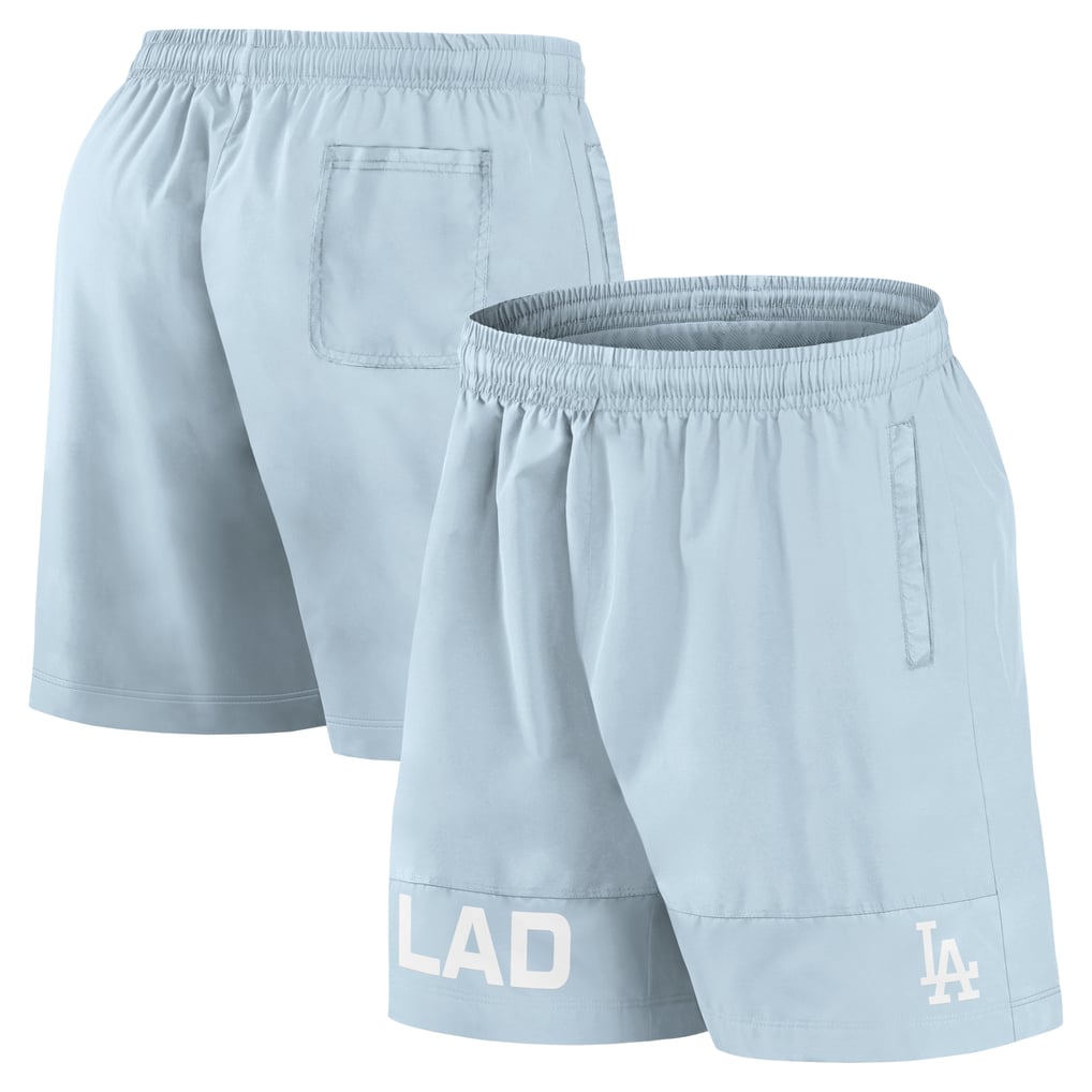 Los Angeles Dodgers Fanatics Elements Swim Shorts - Light Blue