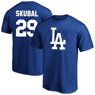 Tarik Skubal Los Angeles Dodgers Fanatics Big & Tall Name & Number T-Shirt - Royal