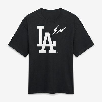 Los Angeles Dodgers Fanatics x Fragment LA Heavyweight T-Shirt - Black