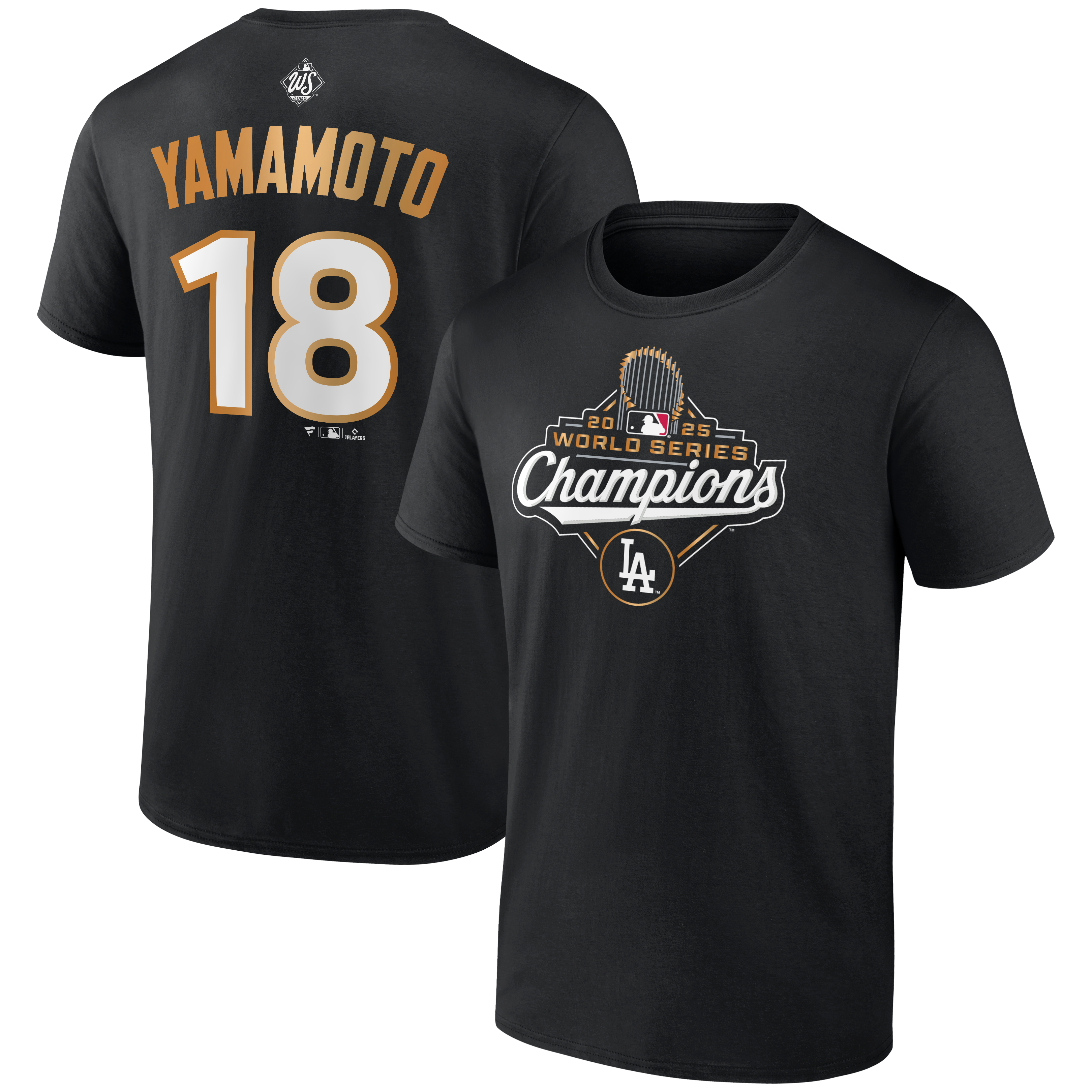 Yoshinobu Yamamoto Los Angeles Dodgers Fanatics 2025 World Series 