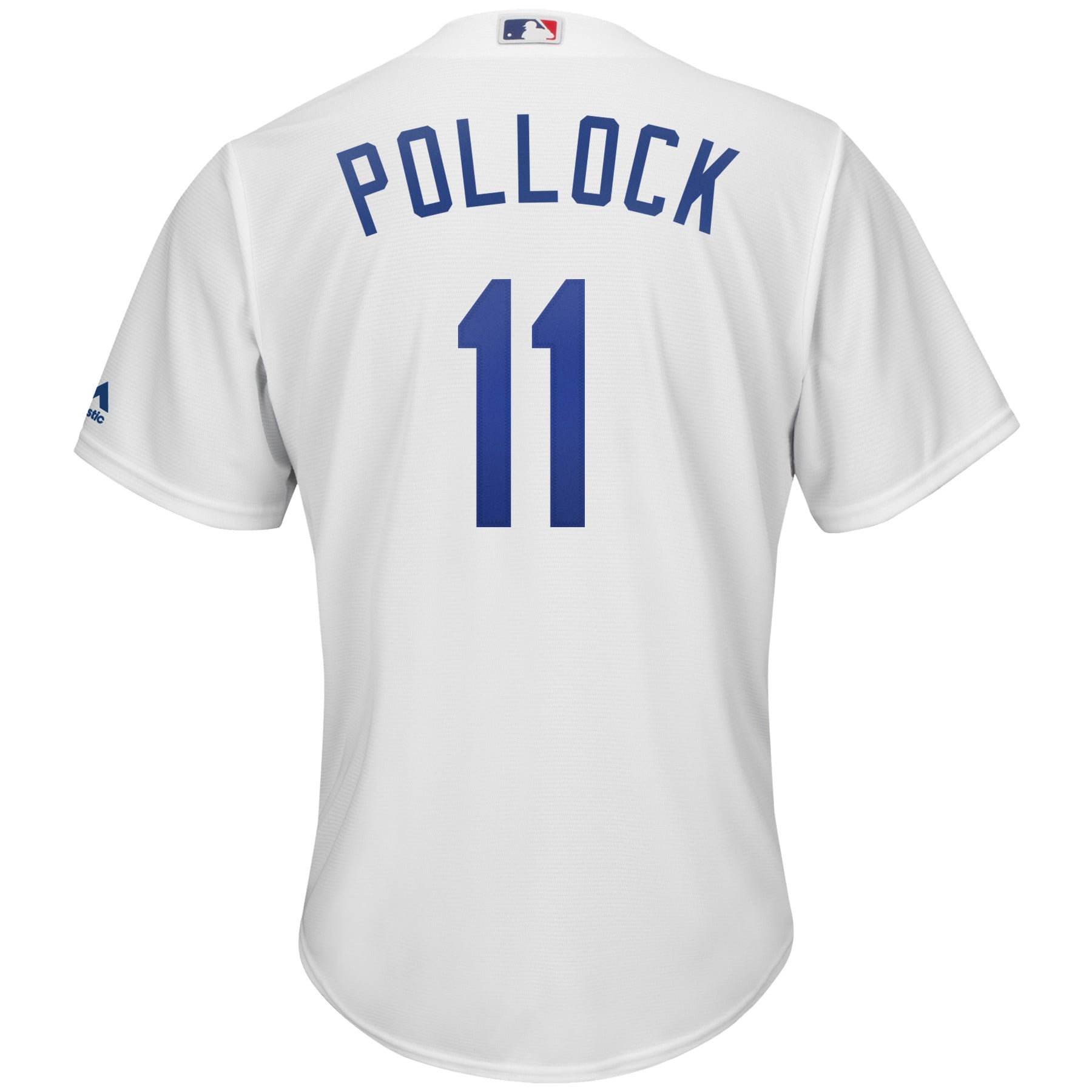 Men's Los Angeles Dodgers AJ Pollock Majestic White Home Official