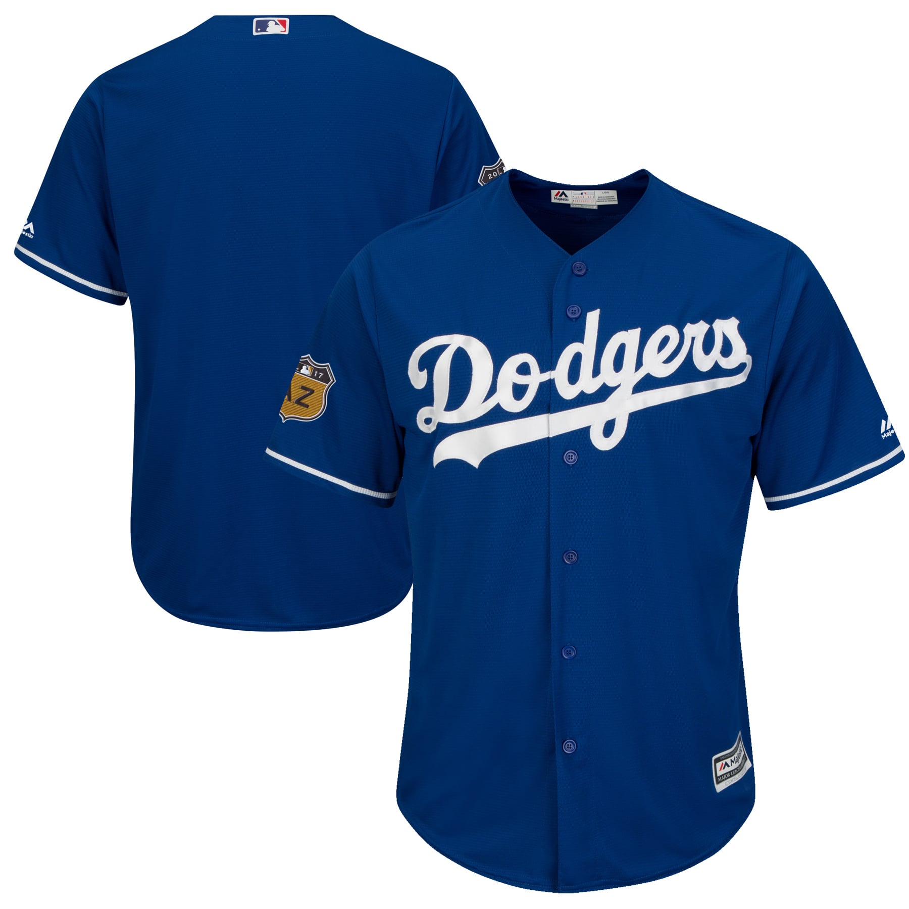 Men's Los Angeles Dodgers Majestic Royal 2017 Spring Training Cool