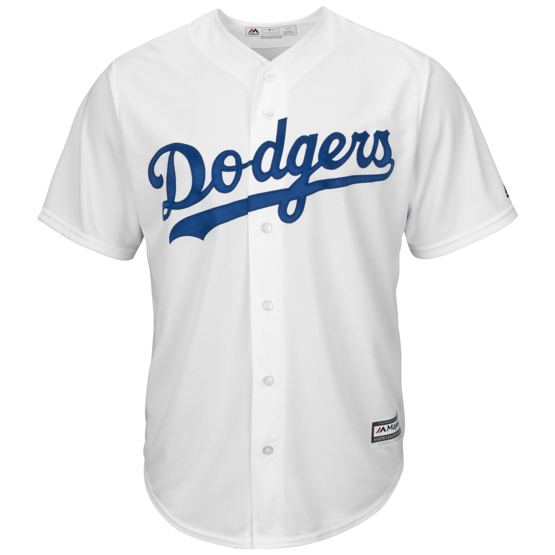 Men's Los Angeles Dodgers Majestic White Home Big & Tall Cool Base