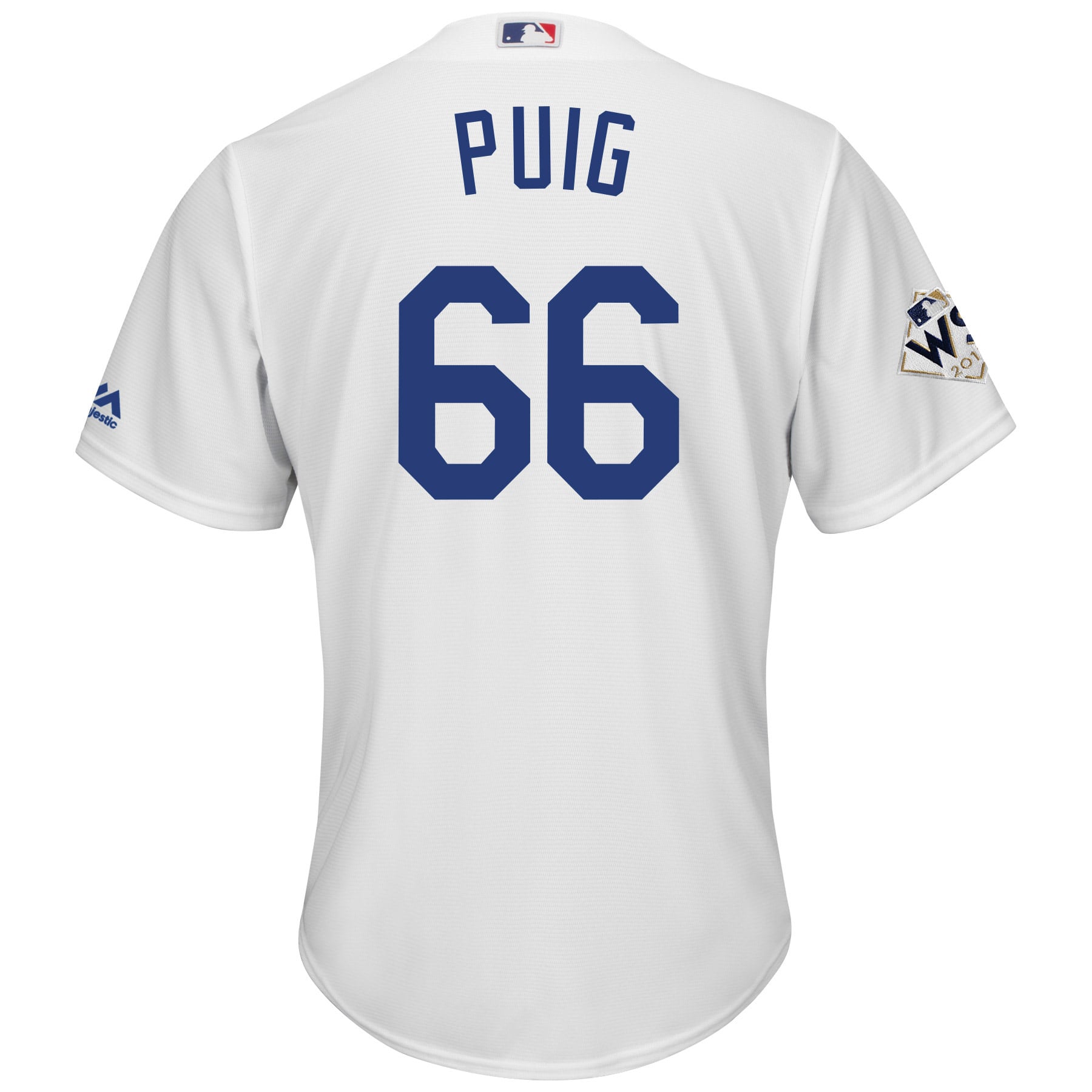 Yasiel Puig Los Angeles Dodgers Majestic 2017 World Series Bound