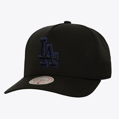  Los Angeles Dodgers Mitchell & Ness Perfect Pop Pro Snapback Hat - Black