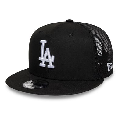 Los Angeles Dodgers New Era 9FIFTY Adjustable Trucker Hat - Black