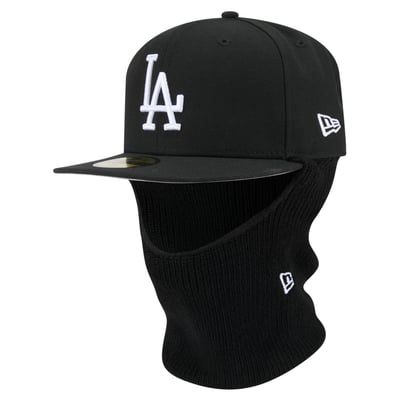  Los Angeles Dodgers New Era Ski Mask 59FIFTY Fitted Hat - Black